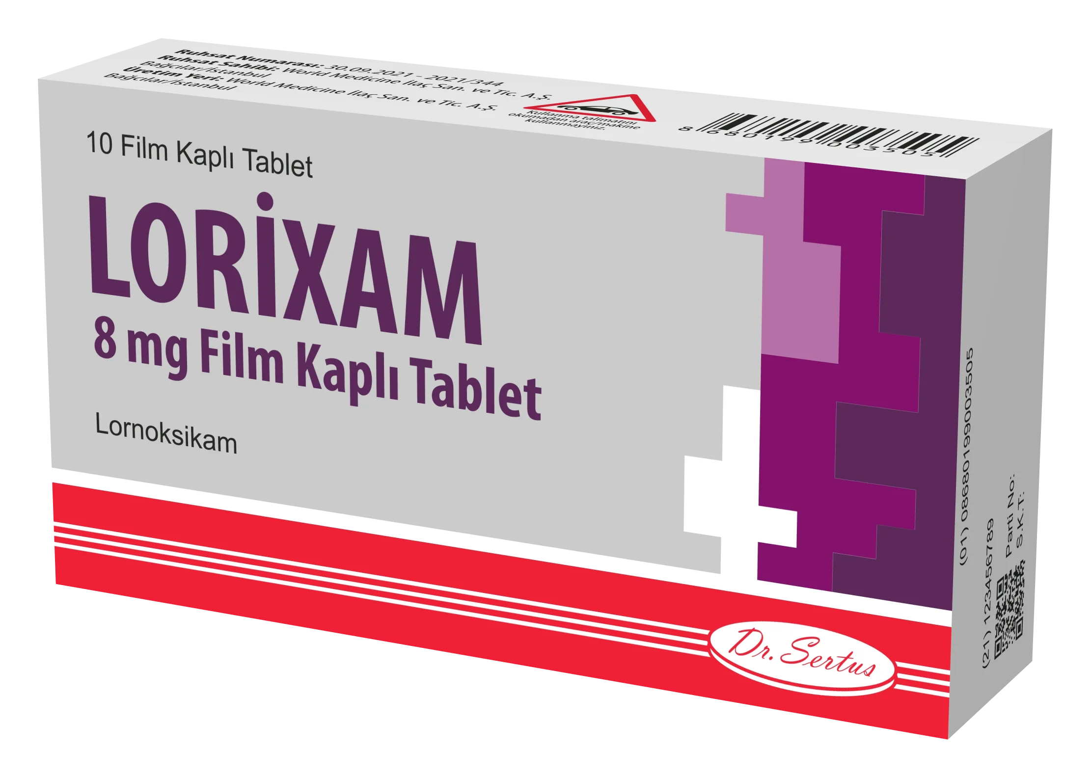 Dr. Sertus Lorixam 8 MG